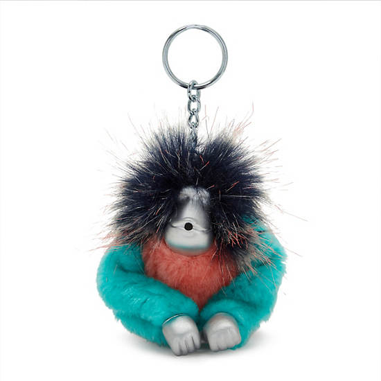 Kipling Fun Hair Sven Monkey Keychain Accessoires Groen | België 1275VR